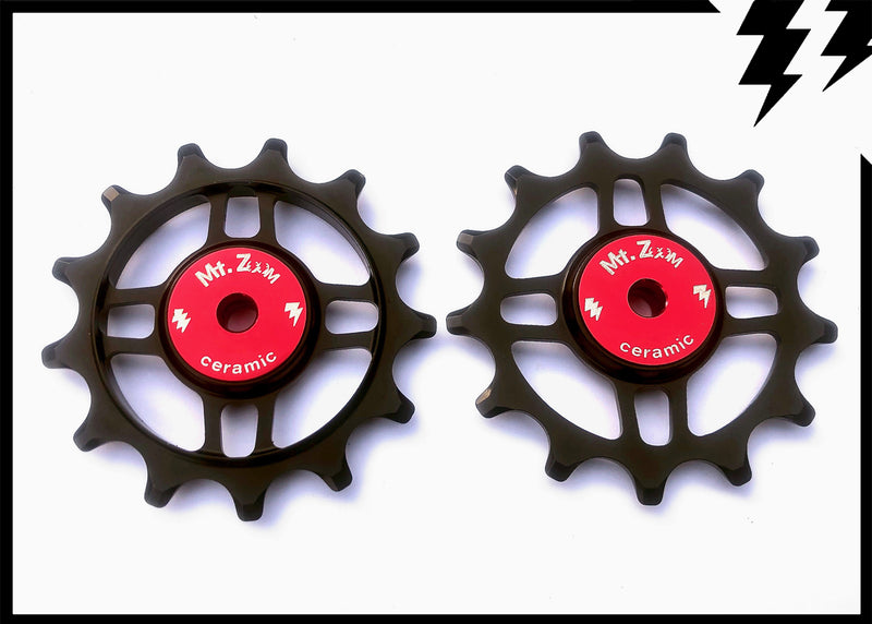 13t ceramic jockey wheels / pulleys for Shimano 12 speed