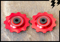 “BULLET PROOF” CERAMIC BEARING JOCKEY WHEELS 11T