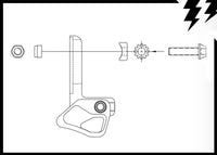 BRAZE ON CHAIN GUIDE - Wide Range for CX gravel TT road MTB